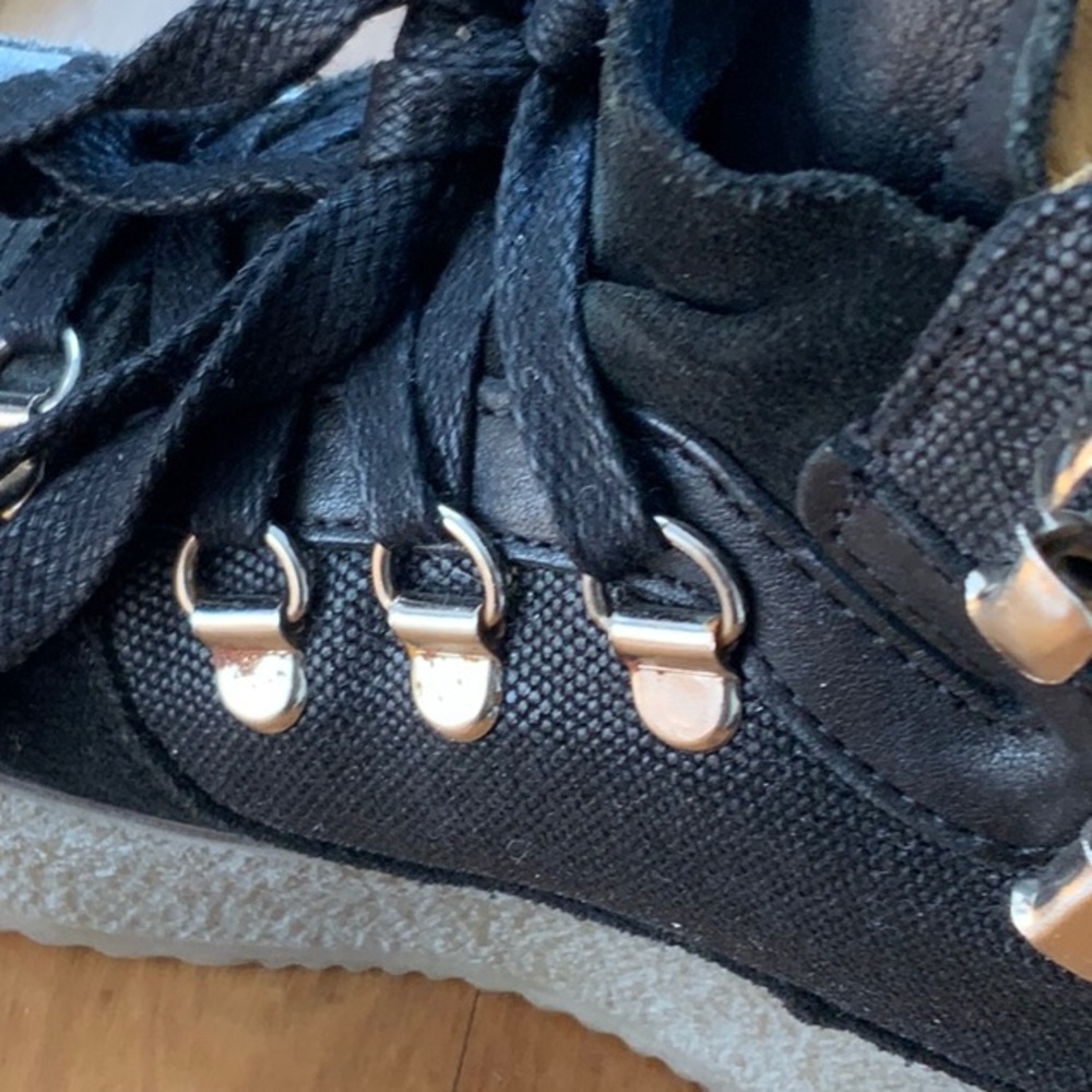 Isabel Marant Brent hiking boots black suede leather size 36 Isabel Marant boots - Picture 10 of 12